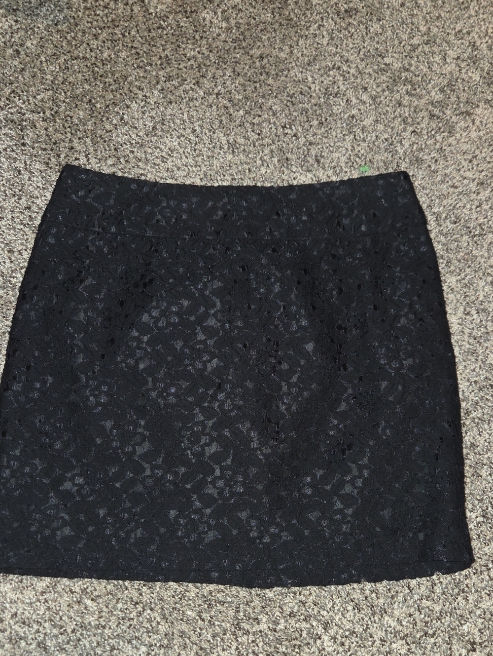 Forever 21 Black Lace Mini Skirt
